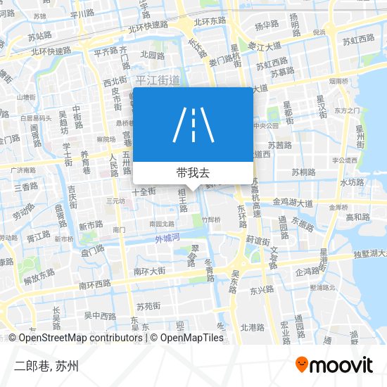 二郎巷地图