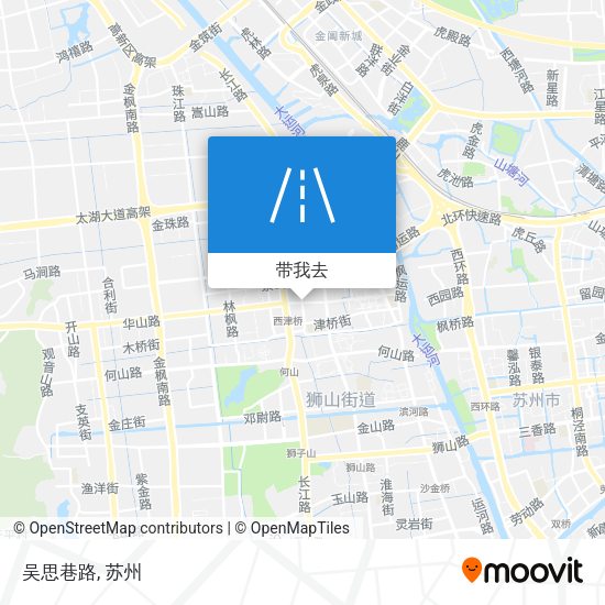 吴思巷路地图