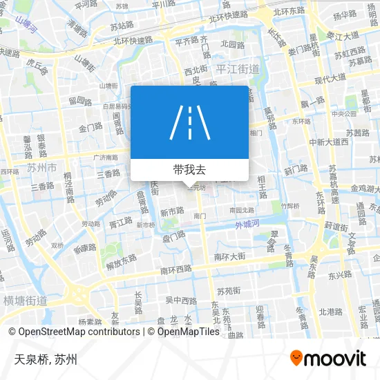 天泉桥地图