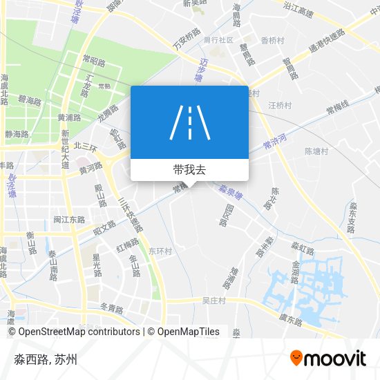 淼西路地图