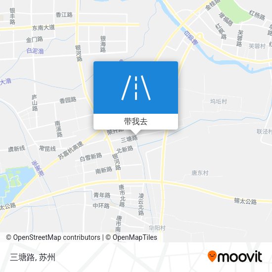 三塘路地图