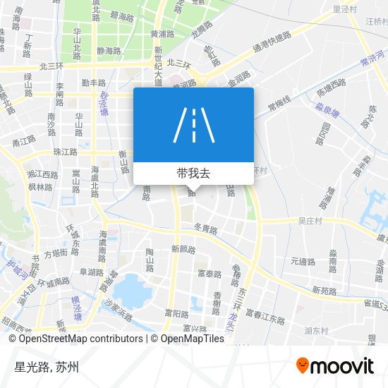 星光路地图