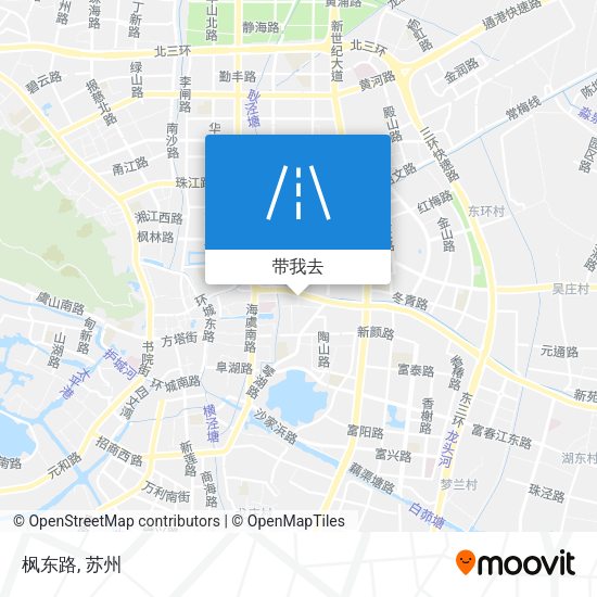 枫东路地图