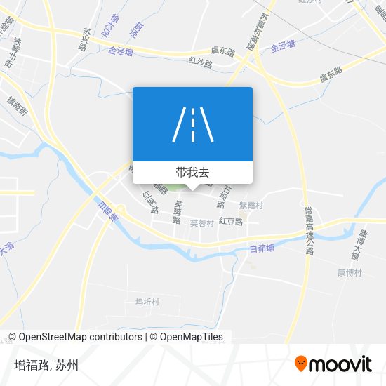 增福路地图