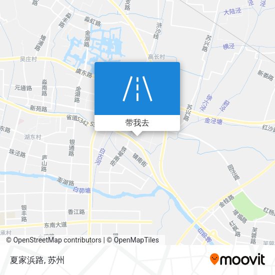 夏家浜路地图