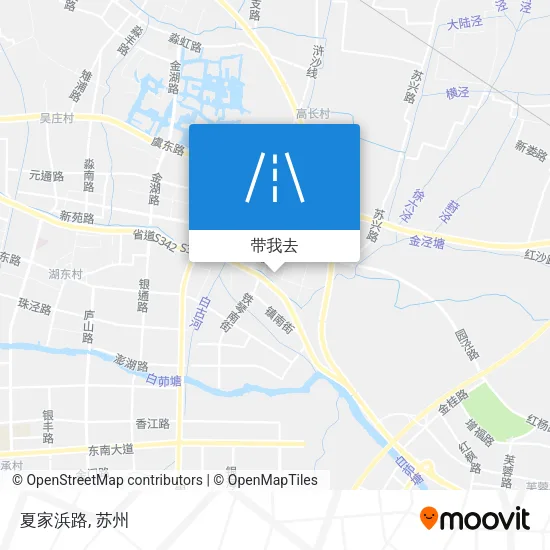 夏家浜路地图