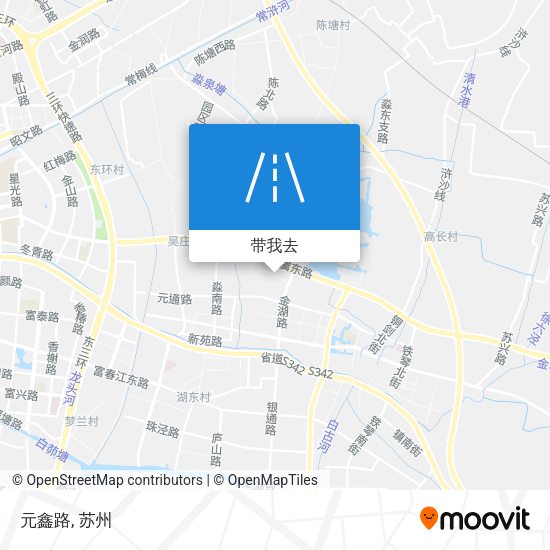 元鑫路地图