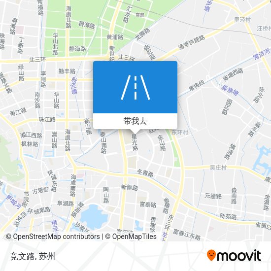 竞文路地图