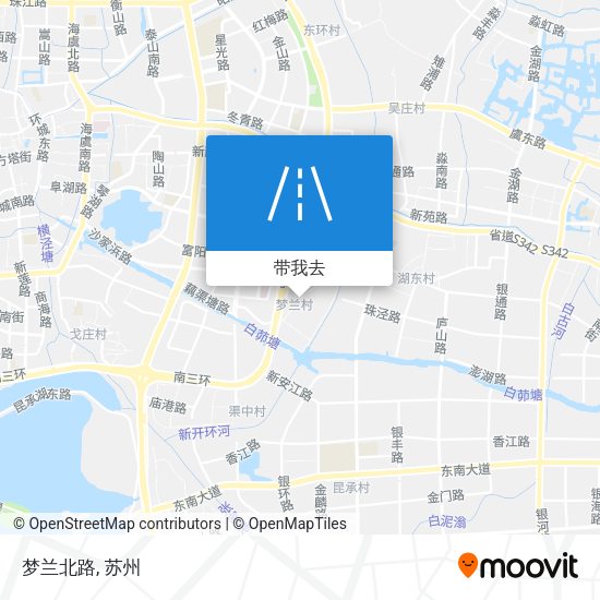 梦兰北路地图