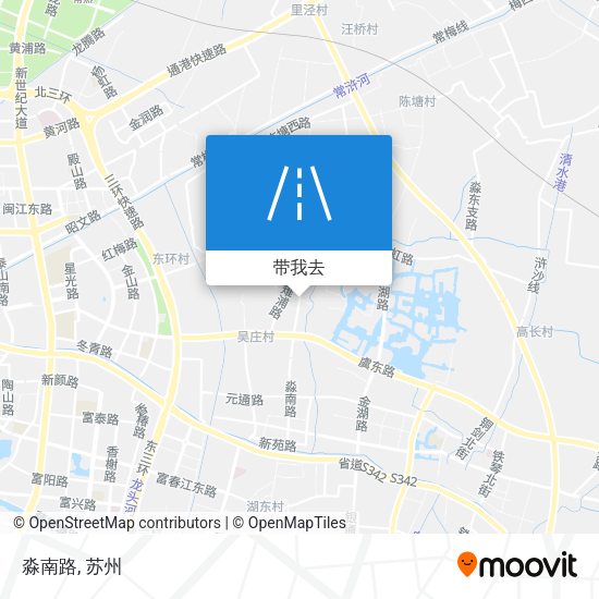 淼南路地图
