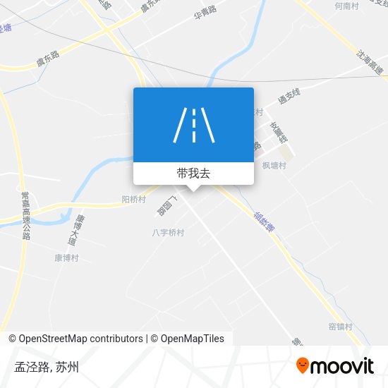 孟泾路地图