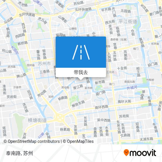 泰南路地图
