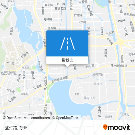 盛虹路地图