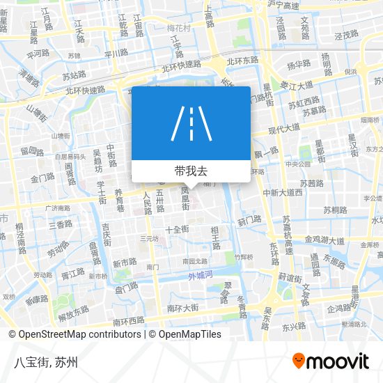 八宝街地图