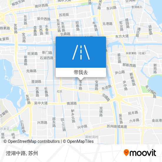 澄湖中路地图