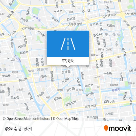 谈家南巷地图