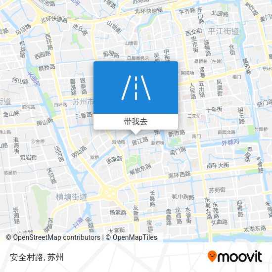 安全村路地图