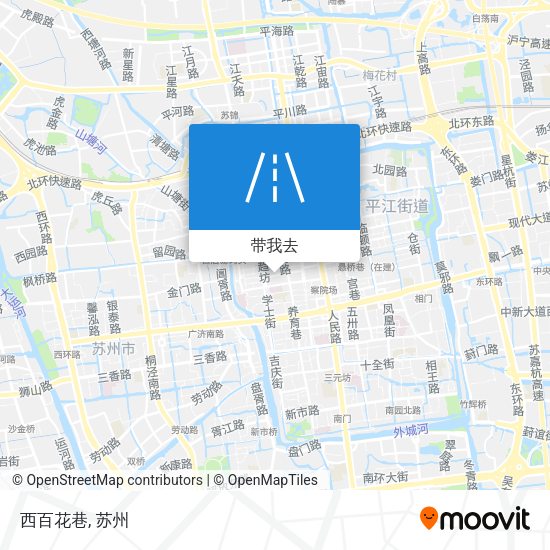 西百花巷地图