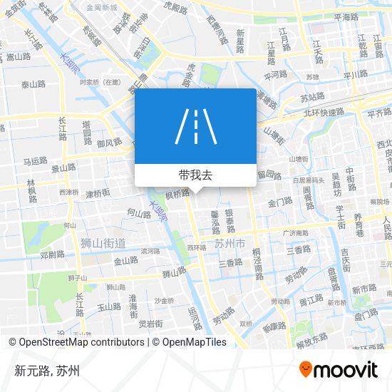 新元路地图