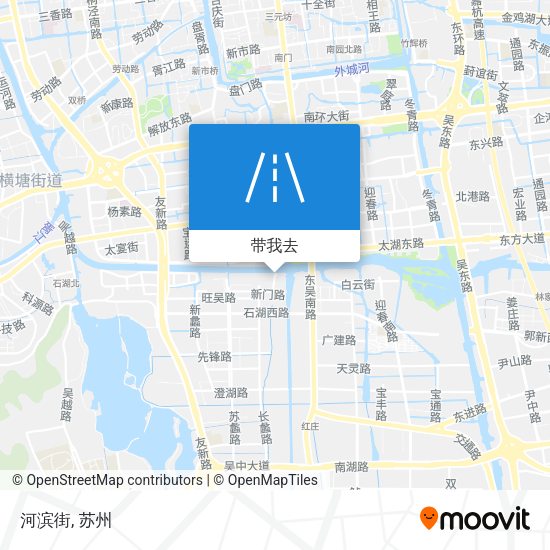 河滨街地图