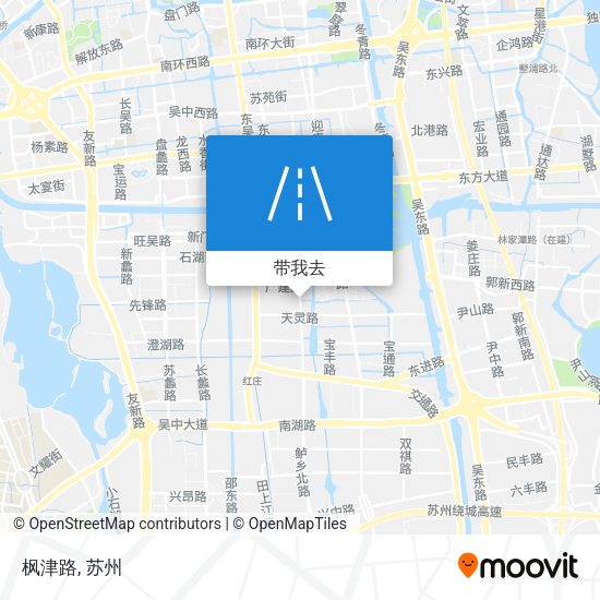 枫津路地图