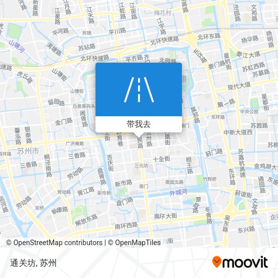 通关坊地图