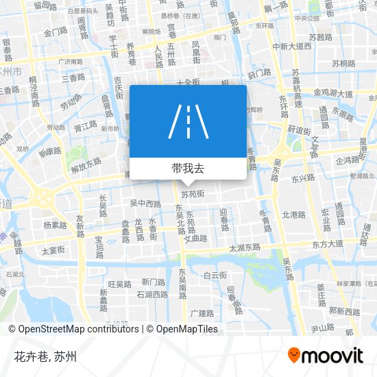 花卉巷地图