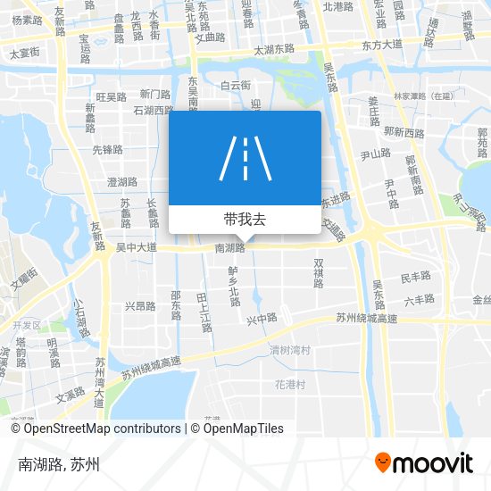 南湖路地图