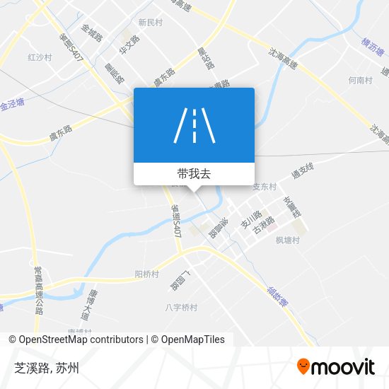 芝溪路地图