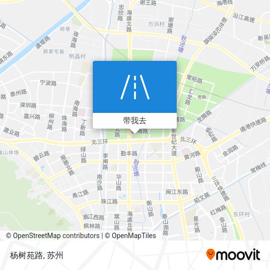 杨树苑路地图