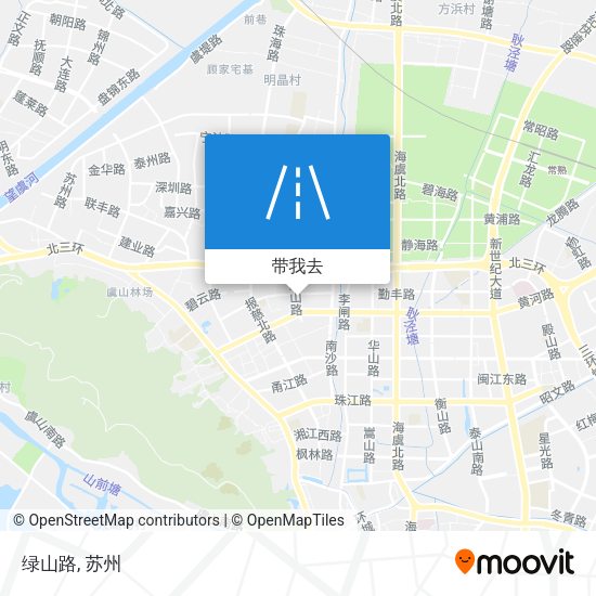 绿山路地图