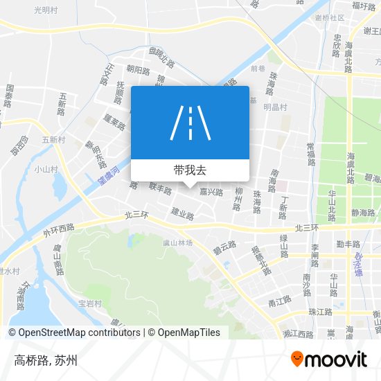 高桥路地图