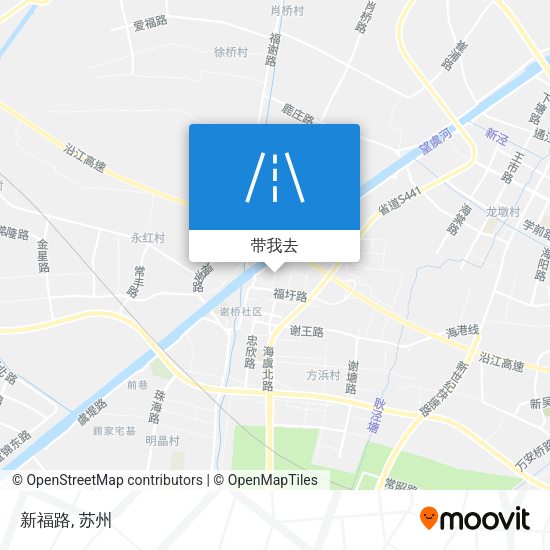 新福路地图