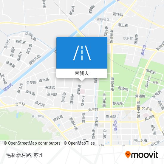 毛桥新村路地图