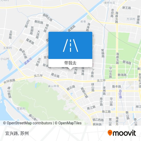 宜兴路地图