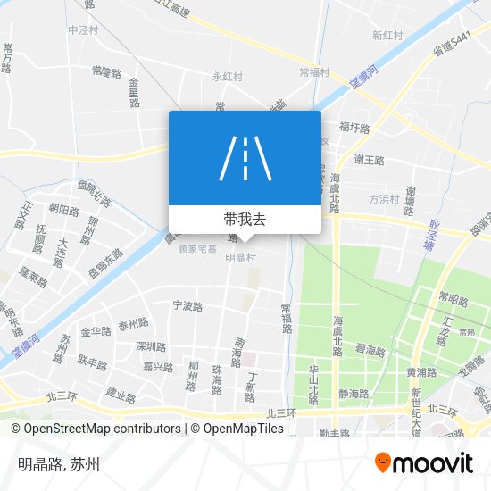 明晶路地图