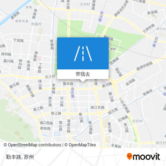 勤丰路地图