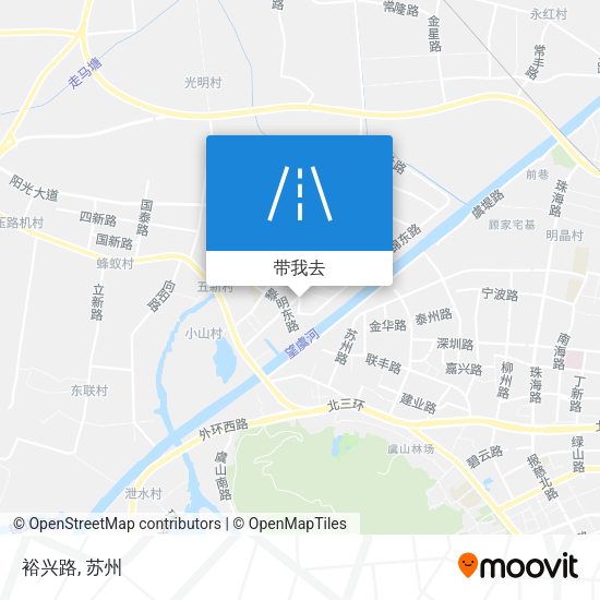 裕兴路地图