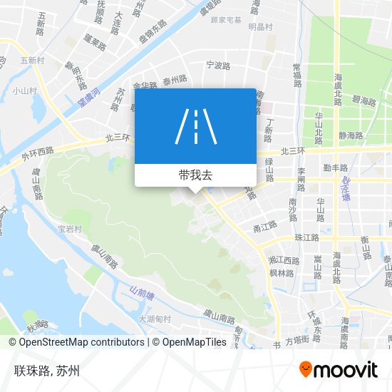 联珠路地图