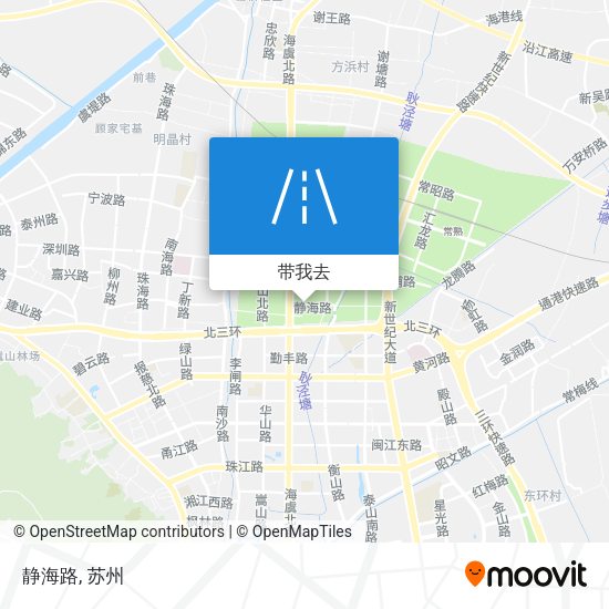 静海路地图