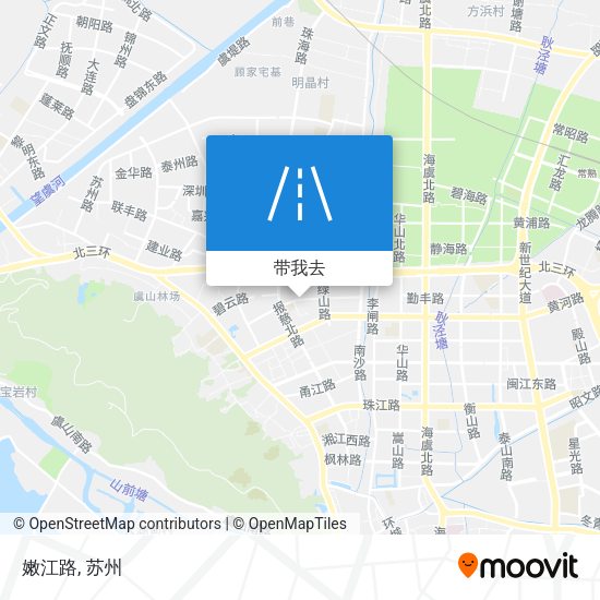 嫩江路地图