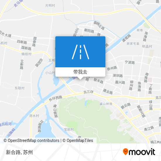 新合路地图