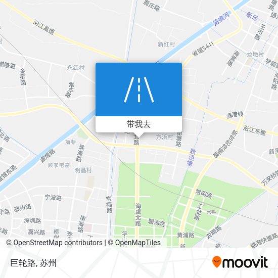 巨轮路地图