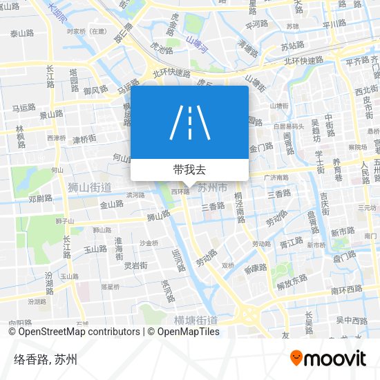 络香路地图