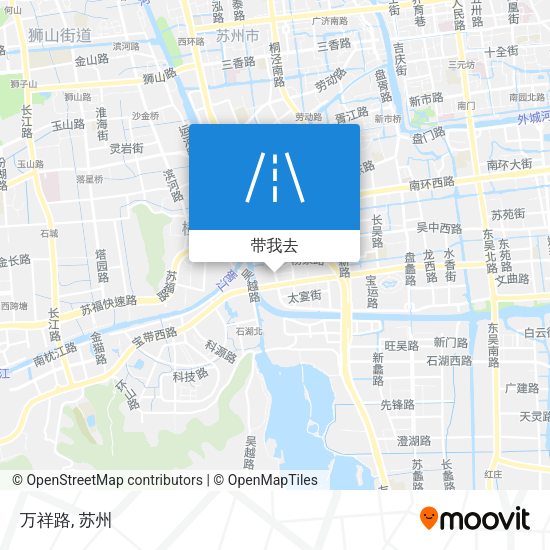 万祥路地图