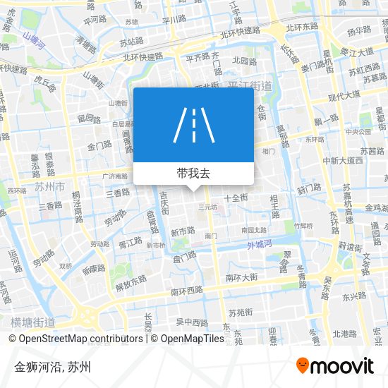金狮河沿地图