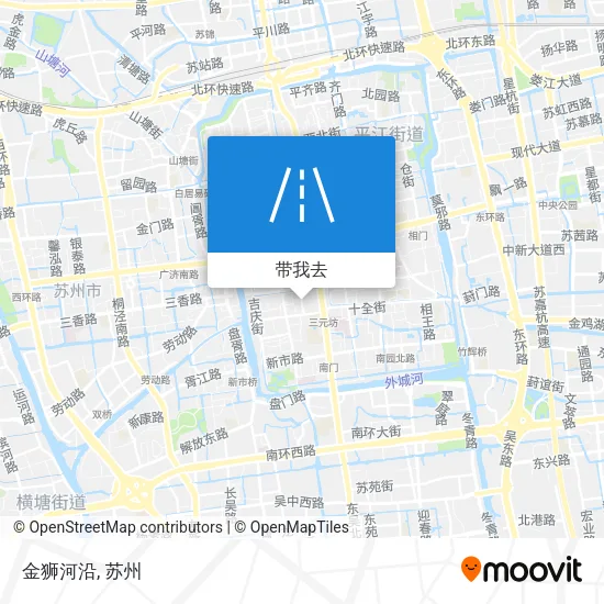 金狮河沿地图