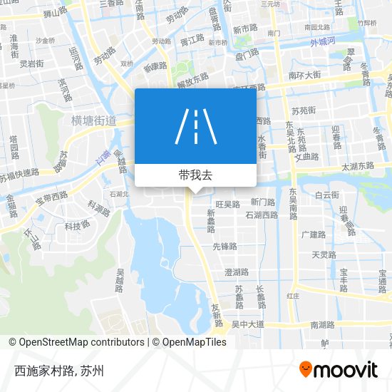 西施家村路地图