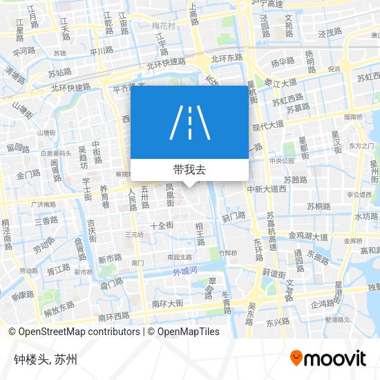钟楼头地图