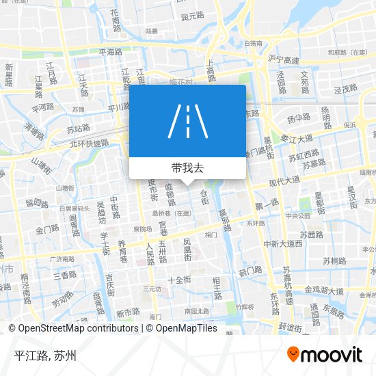 平江路地图